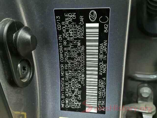 JTHBW1GG7D2020786 2013 LEXUS ES300