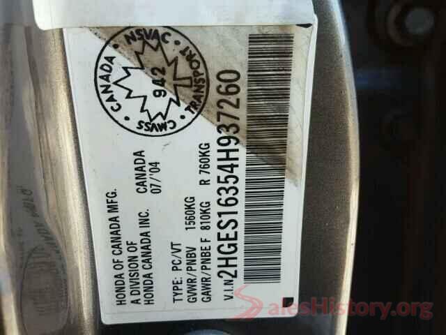 5TDZZ3DC4JS954333 2004 HONDA CIVIC