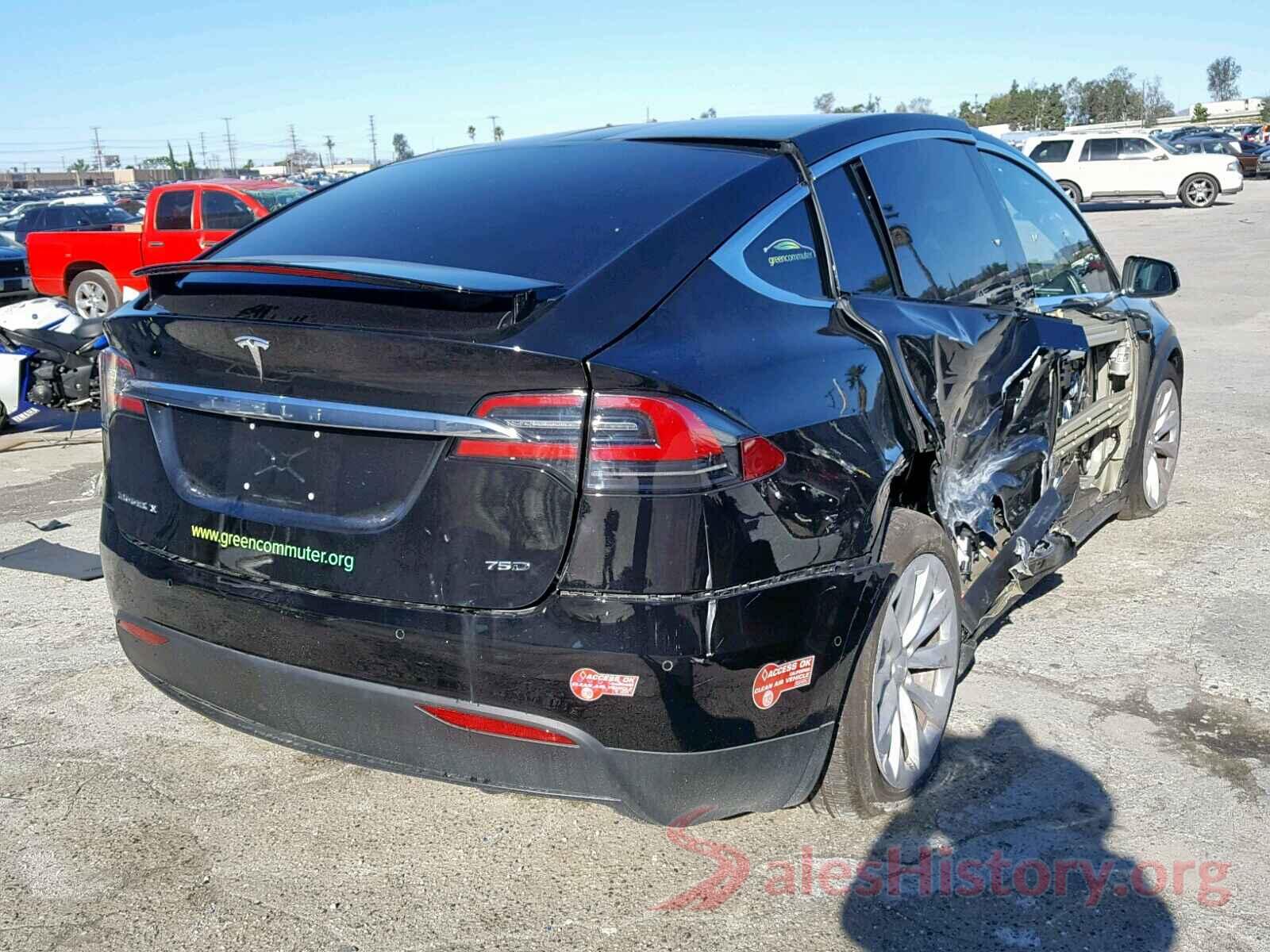 5YJXCAE20JF090551 2018 TESLA MODEL X