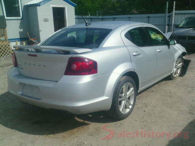 KNMAT2MV7GP627664 2012 DODGE AVENGER