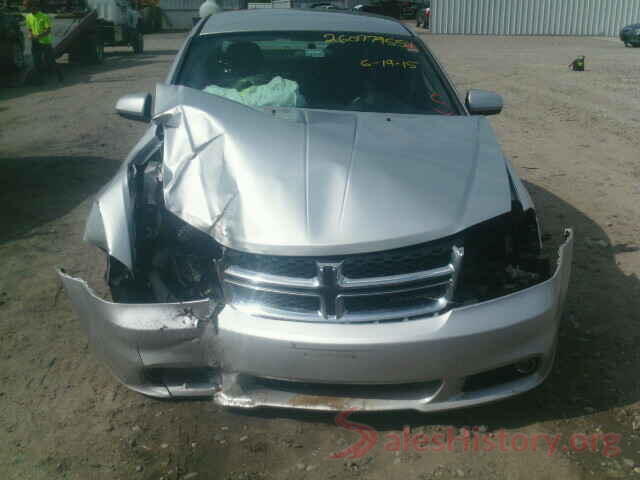 KNMAT2MV7GP627664 2012 DODGE AVENGER