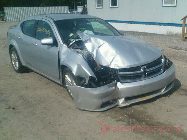 KNMAT2MV7GP627664 2012 DODGE AVENGER