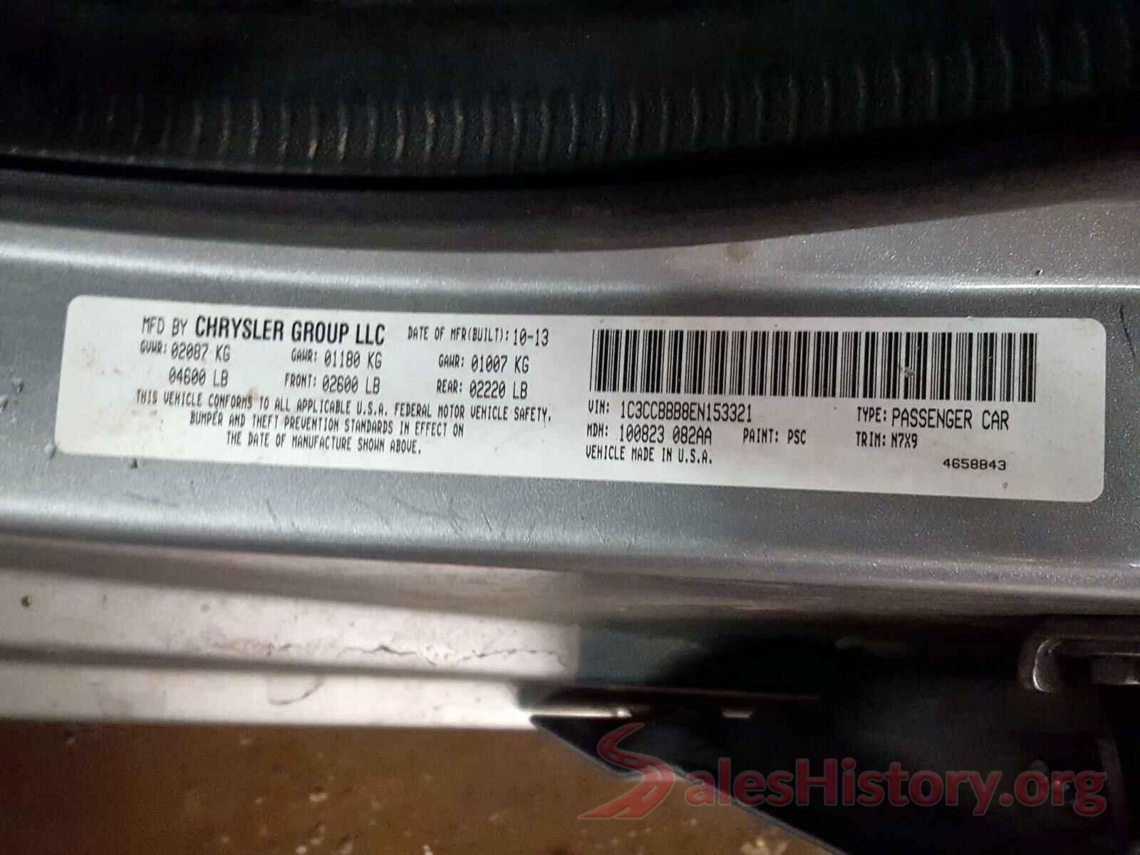 1FTEW1EF0HKC63046 2014 CHRYSLER 200