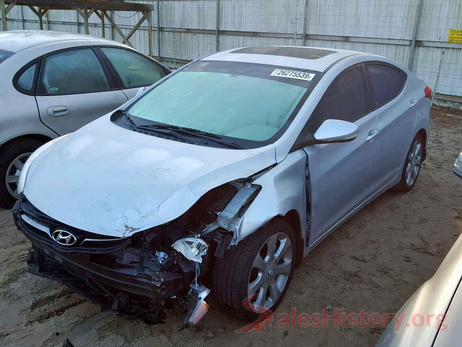 KMHDH4AE1CU433606 2012 HYUNDAI ELANTRA