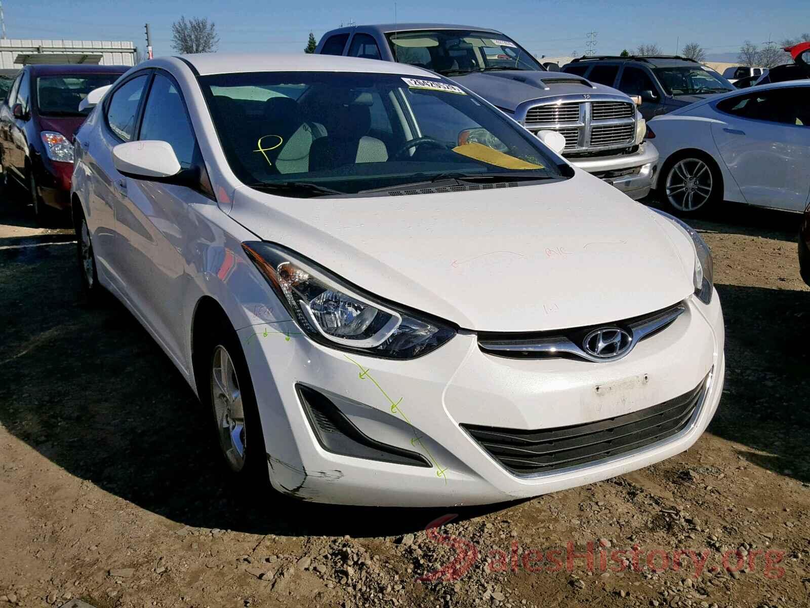 5NPDH4AE4EH515752 2014 HYUNDAI ELANTRA