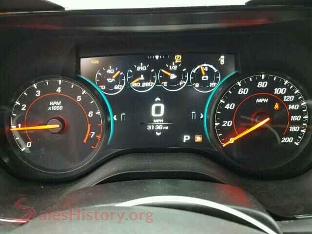 2016 CHEVROLET CAMARO VIN 1G1FH1R7XG0191633, interior dashboard