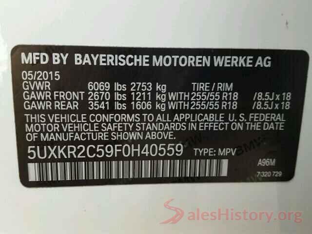 5UXKR2C59F0H40559 2015 BMW X5