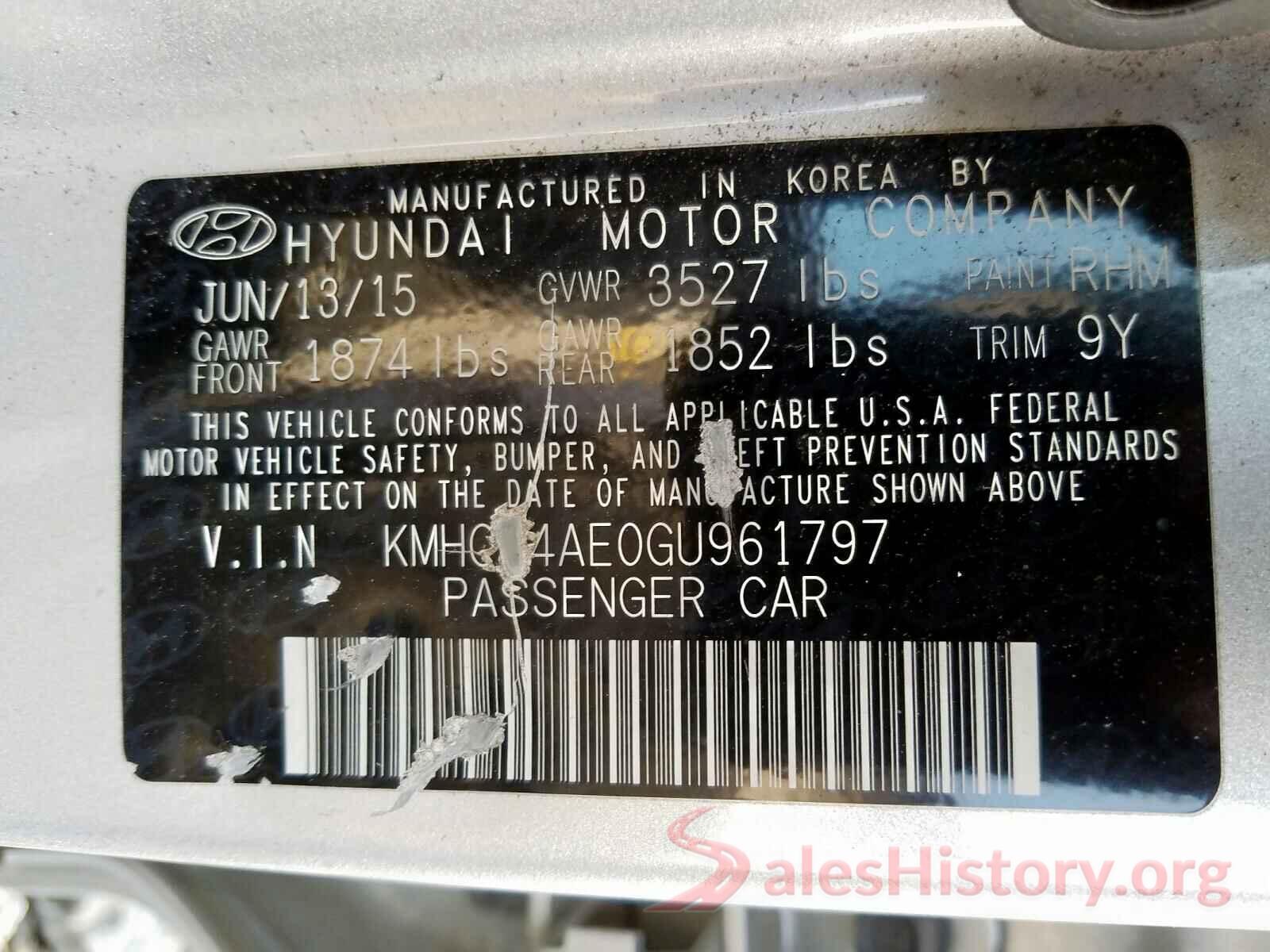 KMHCT4AE0GU961797 2016 HYUNDAI ACCENT