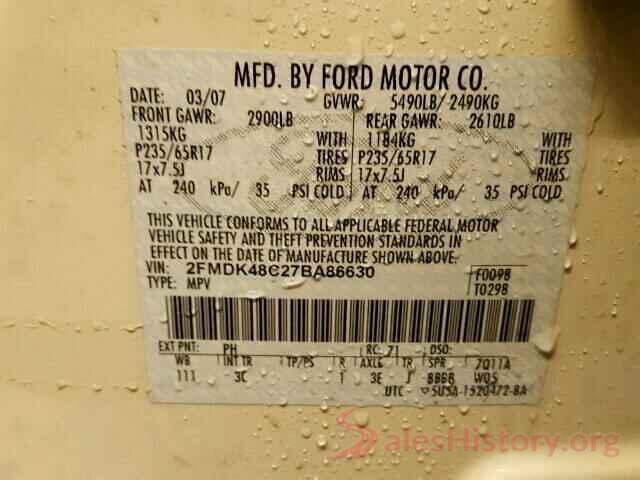 3N6CM0KN1HK698422 2007 FORD EDGE