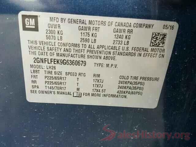 1G1ZE5ST1GF287460 2016 CHEVROLET EQUINOX