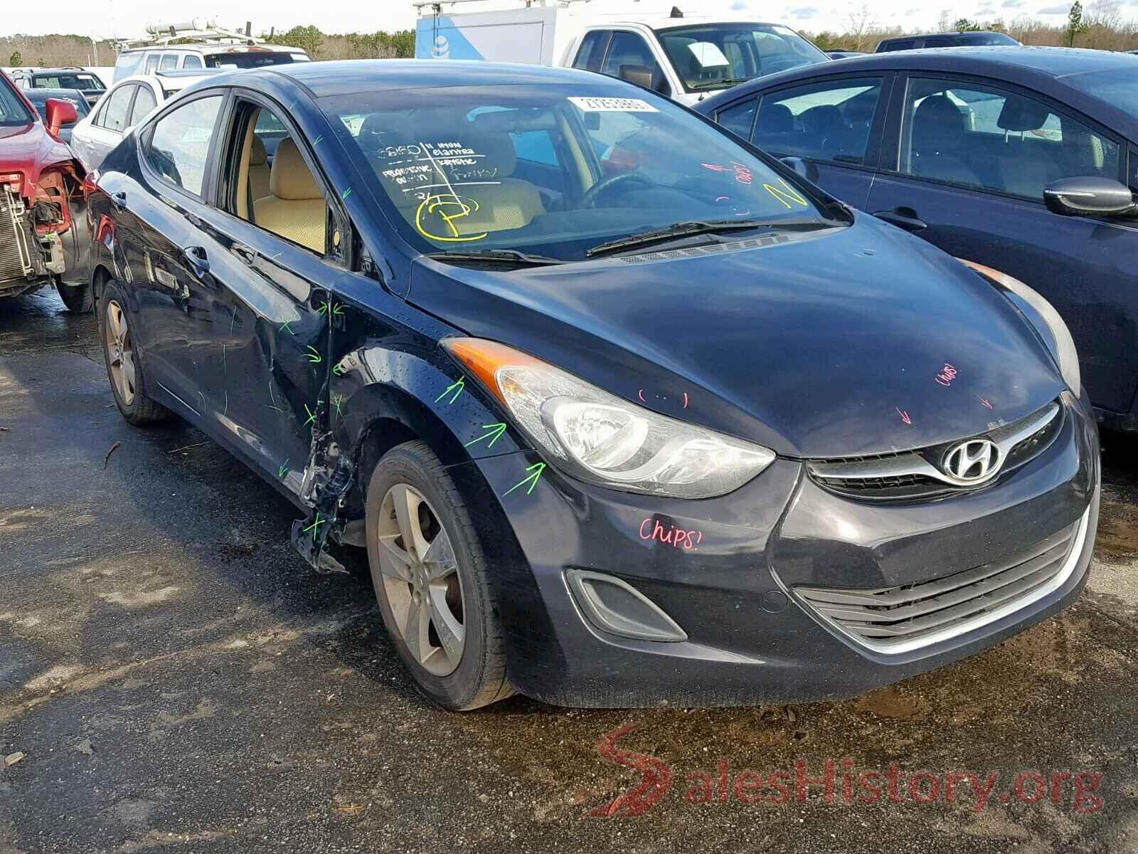 5NPDH4AE9BH002279 2011 HYUNDAI ELANTRA