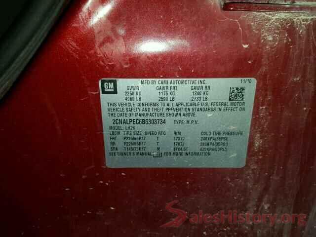 3KPFK4A73JE270243 2011 CHEVROLET EQUINOX