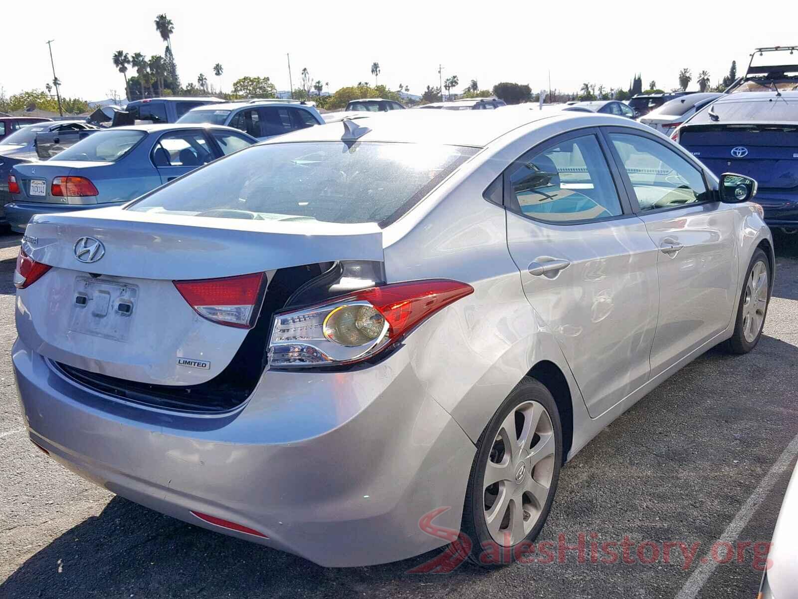 KMHDH4AE7CU191338 2012 HYUNDAI ELANTRA