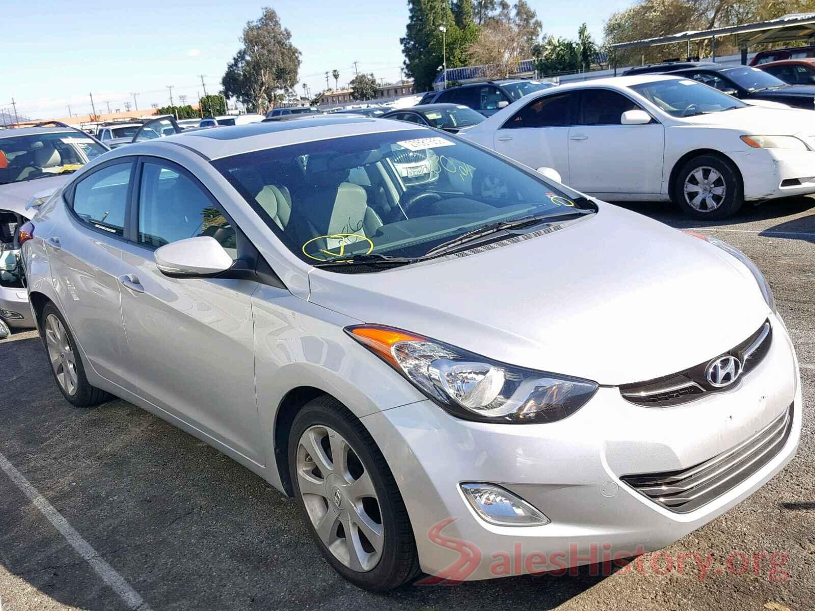 KMHDH4AE7CU191338 2012 HYUNDAI ELANTRA