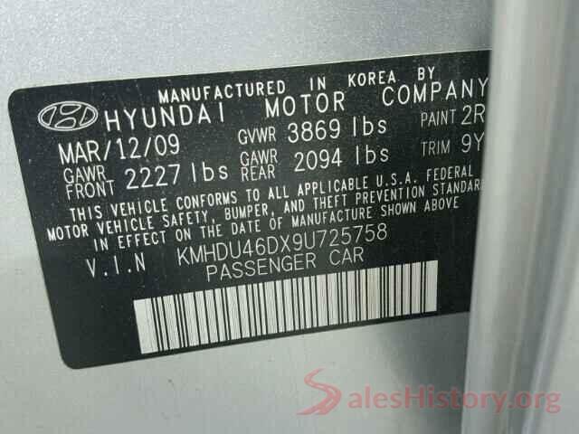 3N1AB7AP0HY406190 2009 HYUNDAI ELANTRA