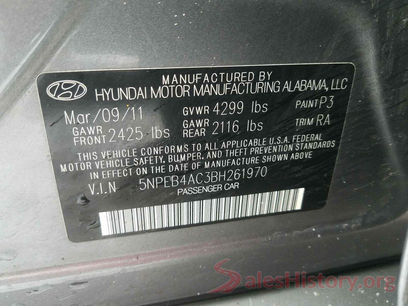 5N1AZ2MS9KN143791 2011 HYUNDAI SONATA