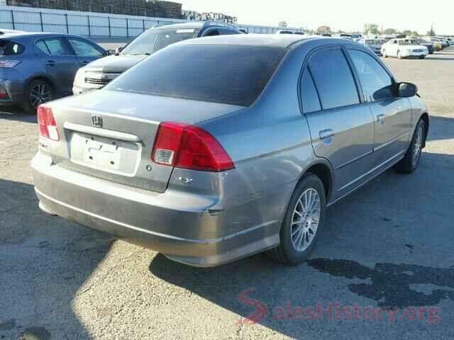 5NPD74LF0LH536264 2004 HONDA CIVIC