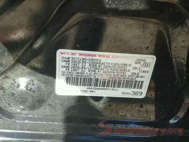 JA4JS4AX8AZ014611 2010 MITSUBISHI OUTLANDER