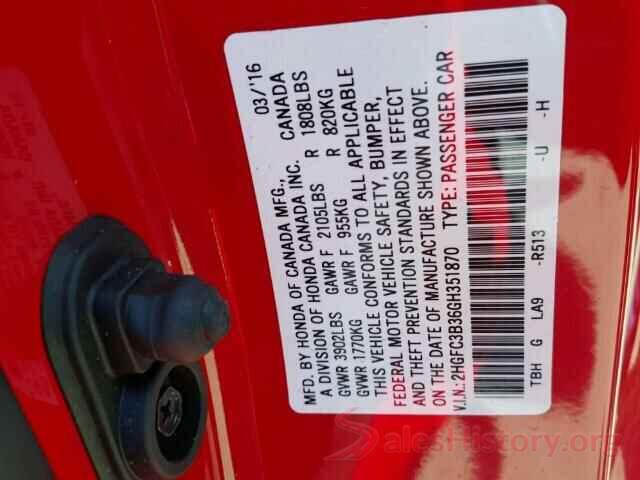 1N4AL3AP7JC274486 2016 HONDA CIVIC