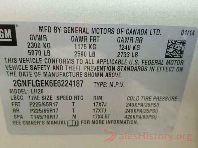 2T3K1RFV4KW009652 2014 CHEVROLET EQUINOX