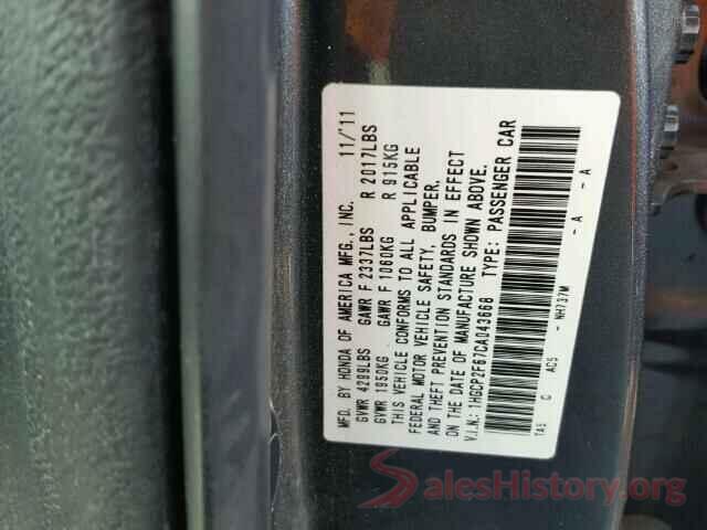 2HGFC2F69LH558035 2012 HONDA ACCORD