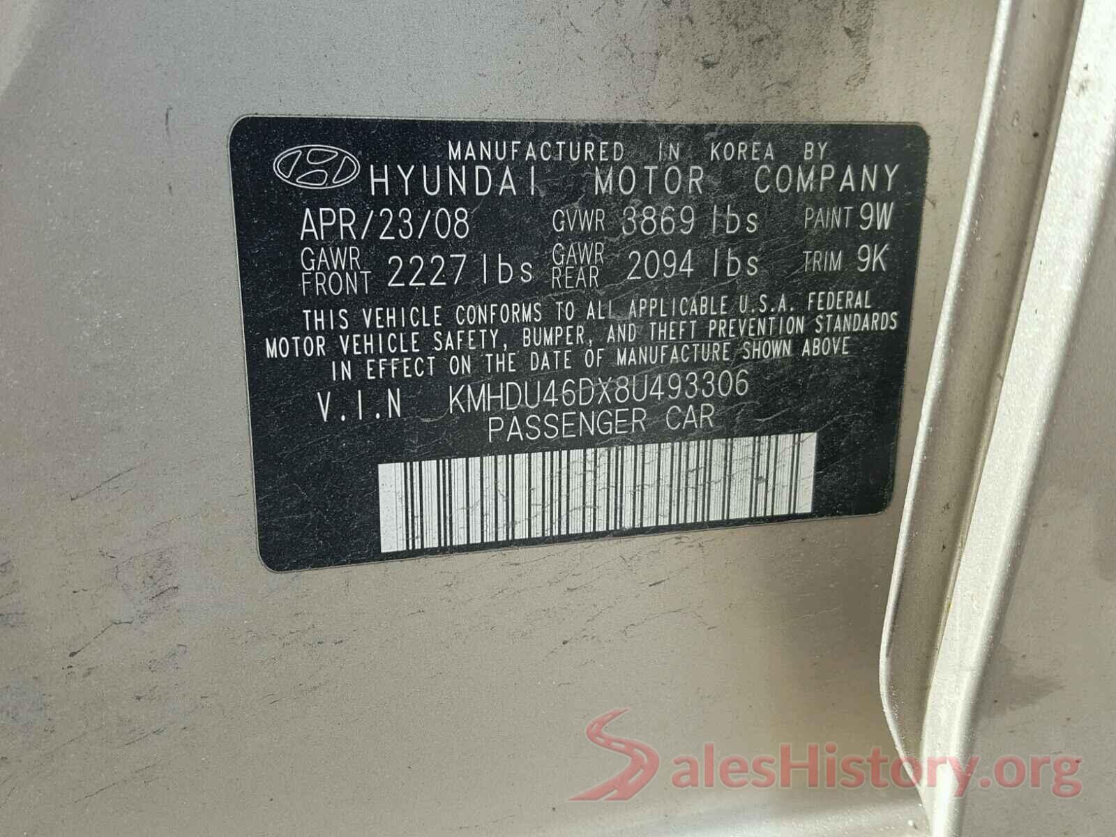 3N1CP5CU9JL542208 2008 HYUNDAI ELANTRA