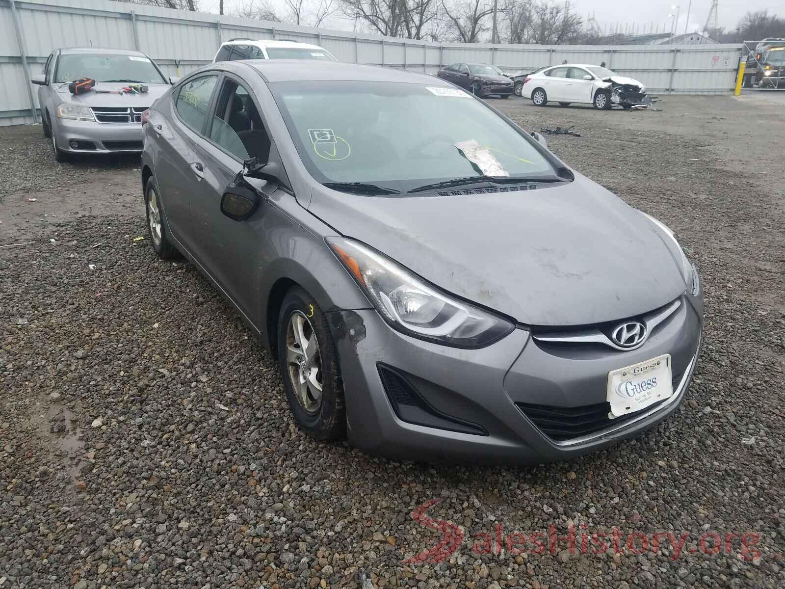 WDDSJ4GB5GN391427 2014 HYUNDAI ELANTRA