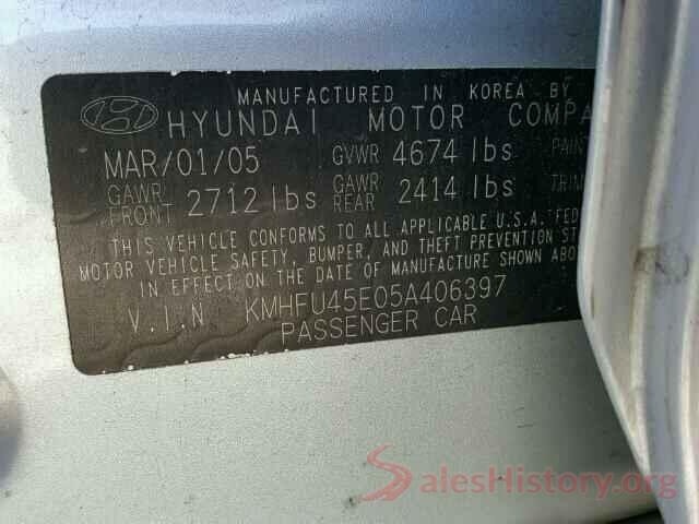 JF2SJALC3HH552124 2005 HYUNDAI XG350