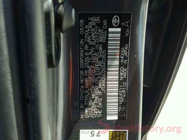 1VWAS7A33GC010415 2008 TOYOTA PRIUS