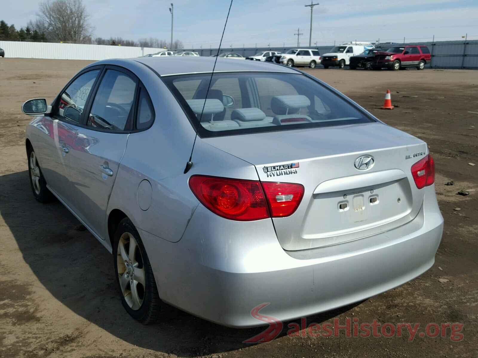 3VW6T7BU1LM049071 2007 HYUNDAI ELANTRA