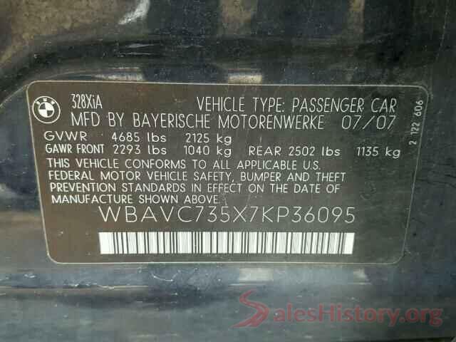 3GNCJLSB9KL254913 2007 BMW 3 SERIES