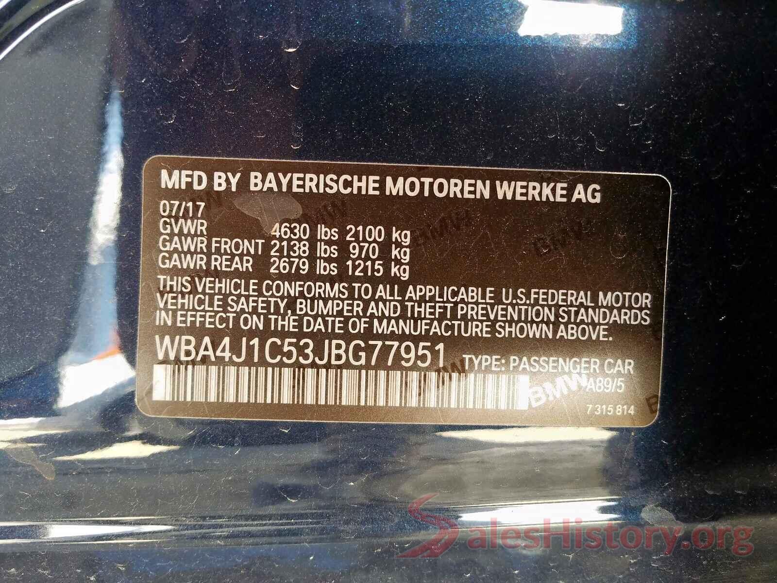 1G1ZB5ST6HF210240 2018 BMW 4 SERIES