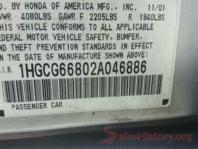 1C4HJXDN7LW275333 2002 HONDA ACCORD