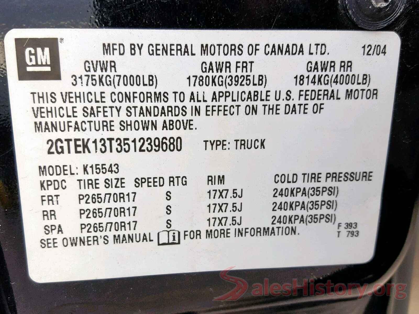 1N6AD0EV5JN763601 2005 GMC NEW SIERRA