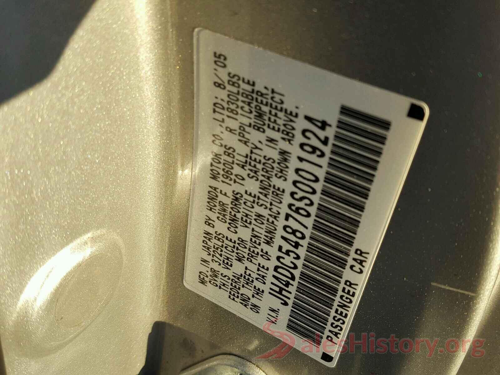 KM8J33A25HU491548 2006 ACURA RSX