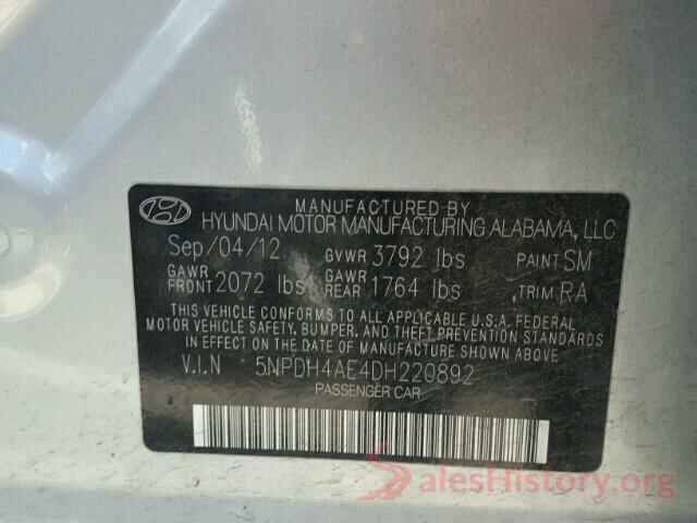 3KPFK4A76JE280376 2013 HYUNDAI ELANTRA