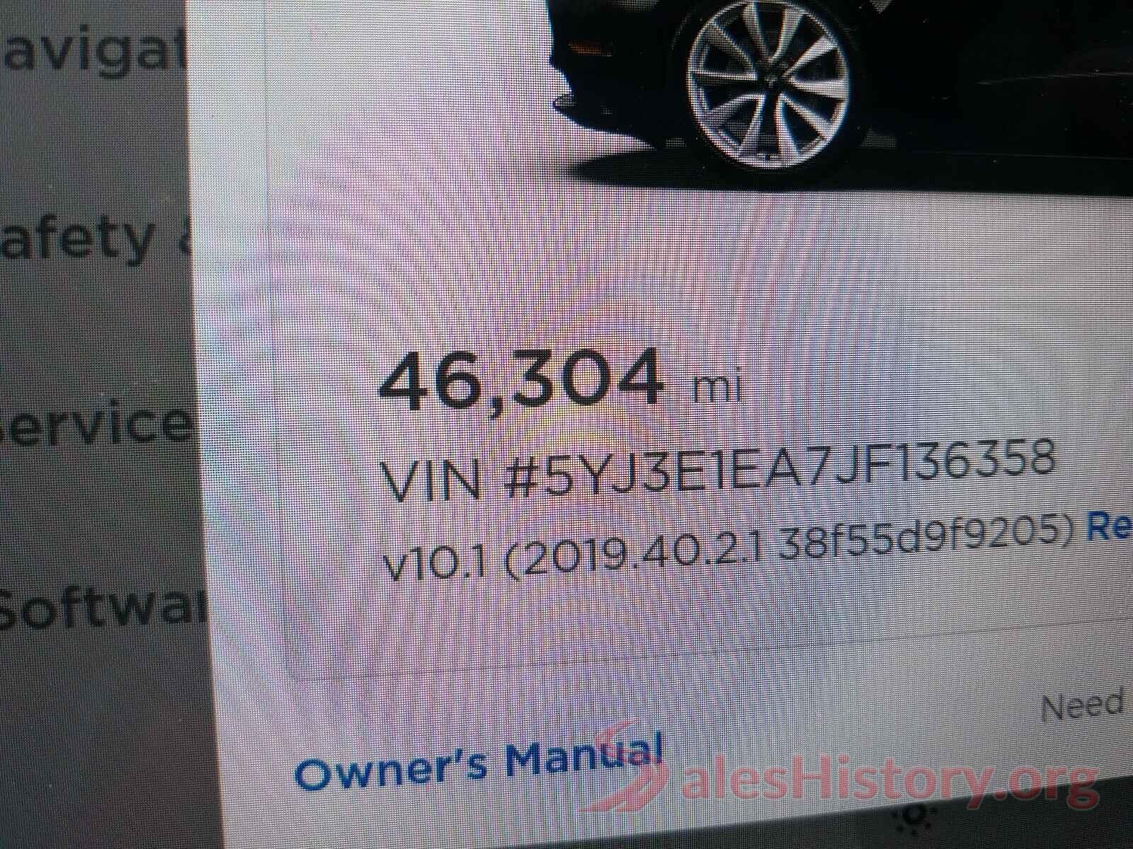 5YJ3E1EA7JF136358 2018 TESLA MODEL 3