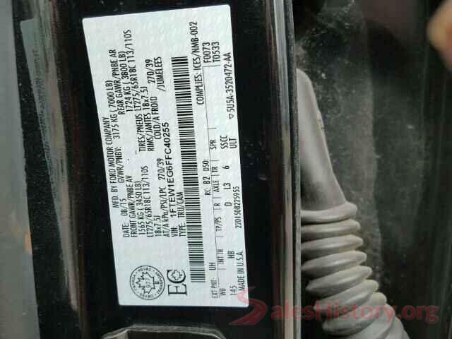 5NPE24AF2GH376559 2015 FORD F150