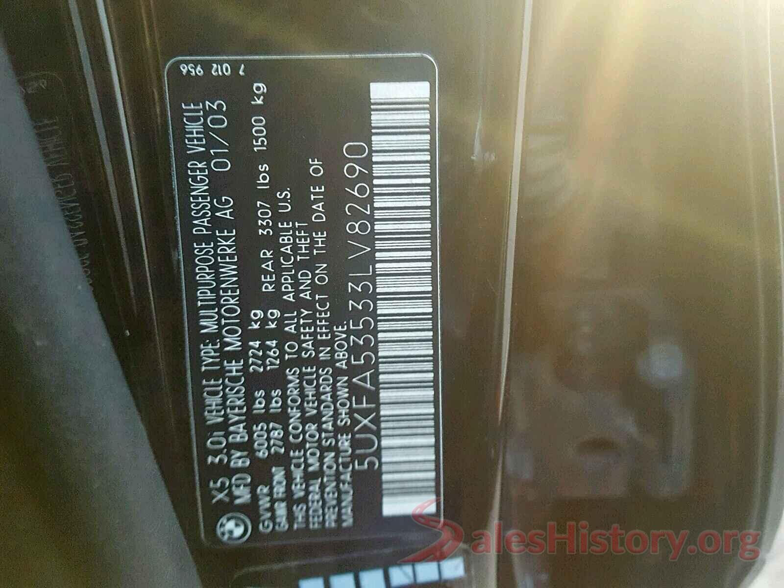 5UXFA53533LV82690 2003 BMW X5