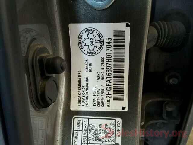 1N6BA1F41GN512611 2007 HONDA CIVIC