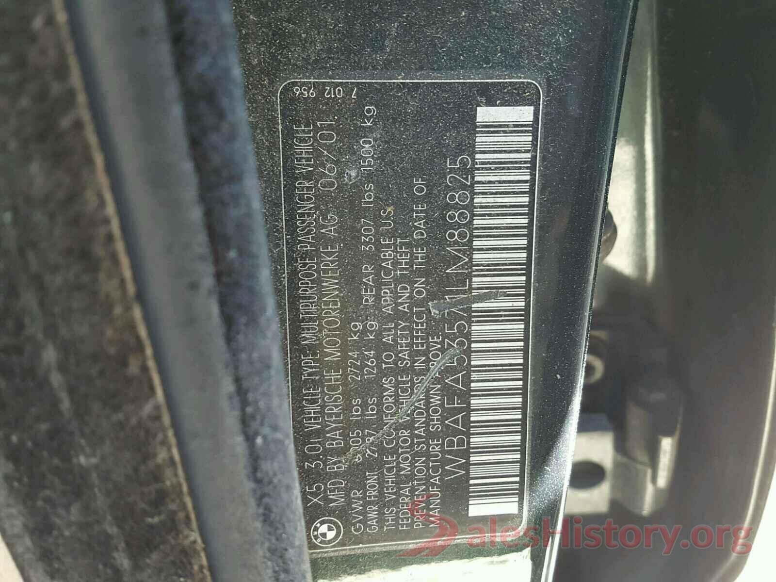 1G1ZE5ST3HF106795 2001 BMW X5