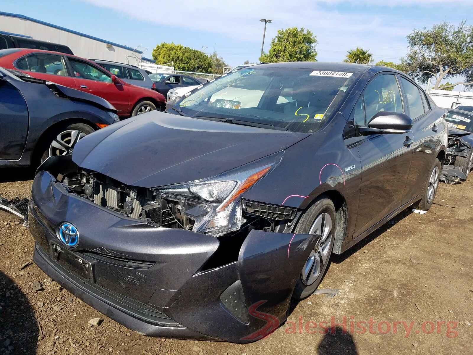 3MYDLBYV7HY163168 2016 TOYOTA PRIUS