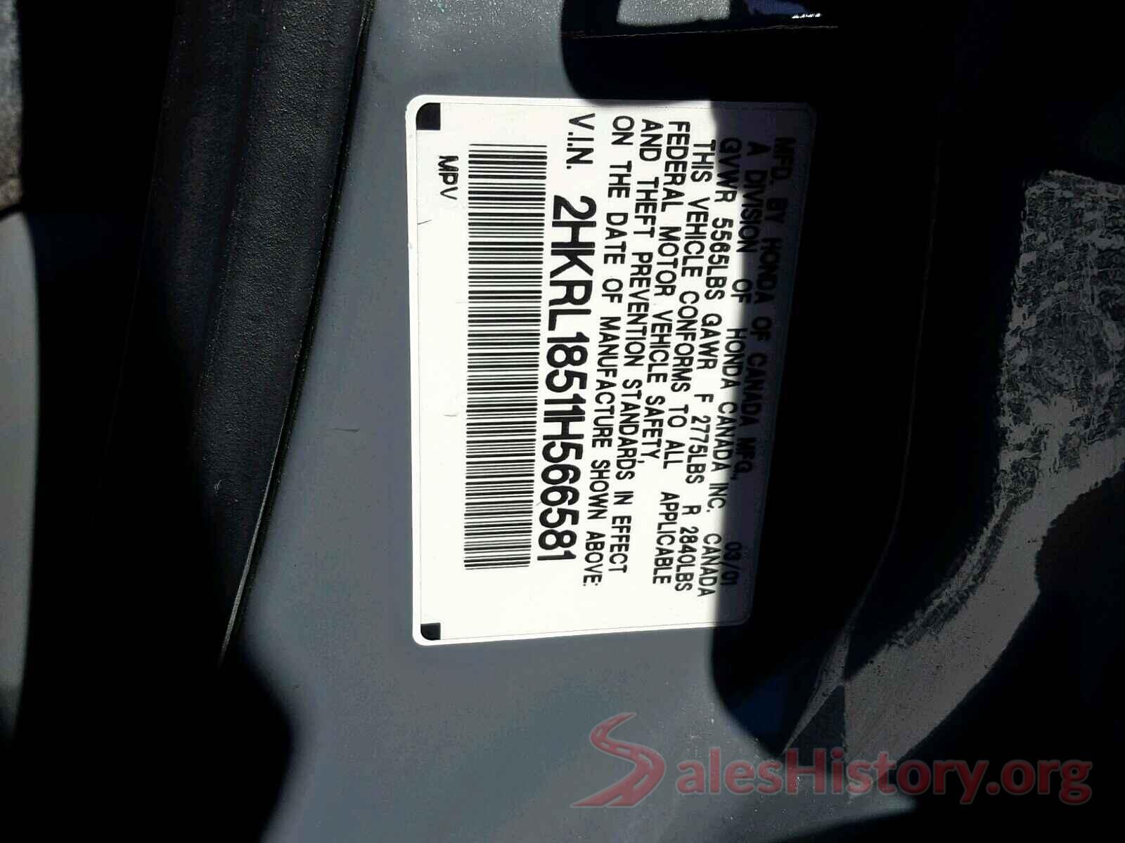 5XXGT4L38JG272184 2001 HONDA ODYSSEY LX