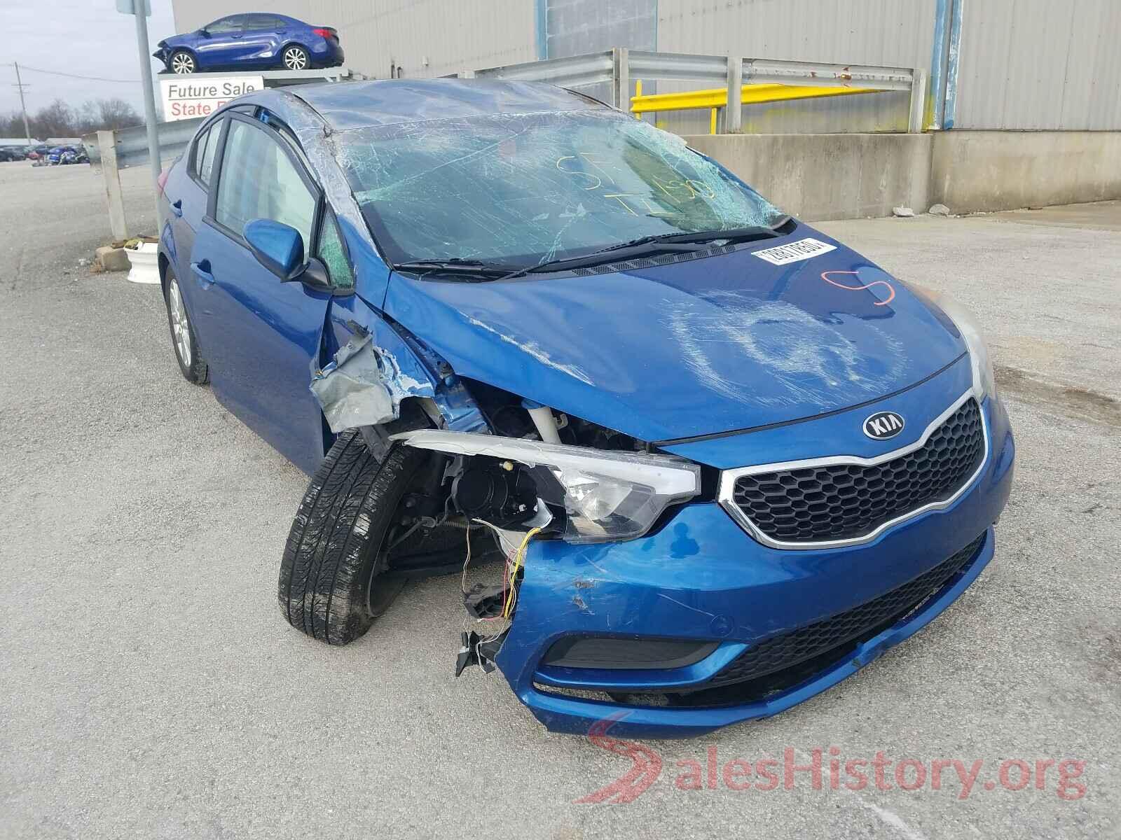 KNAFX5A88H5725915 2014 KIA FORTE