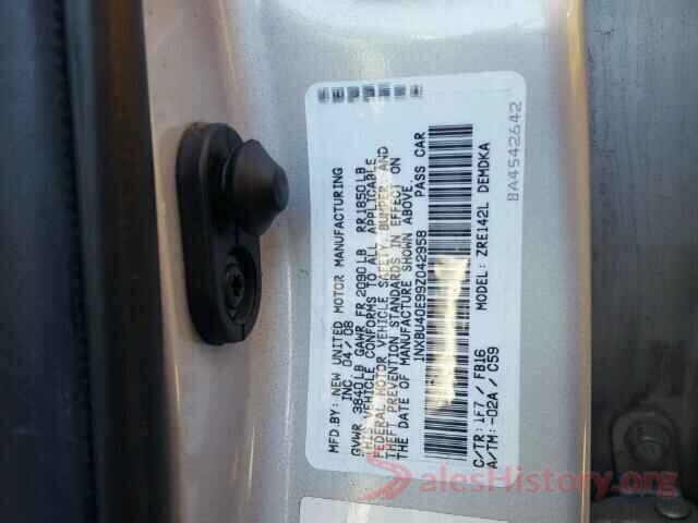 3VWD17AJ3JM203569 2009 TOYOTA COROLLA