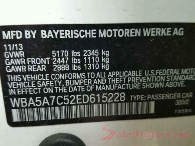 3GCUKREC9GG254010 2014 BMW 5 SERIES