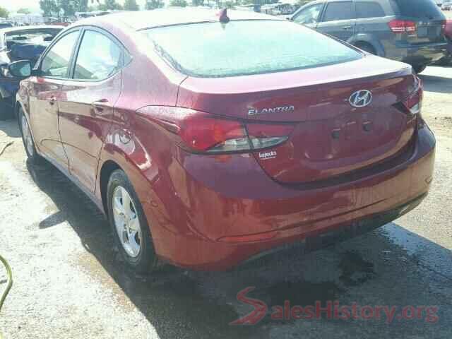 5TFRX5GN3HX083010 2014 HYUNDAI ELANTRA