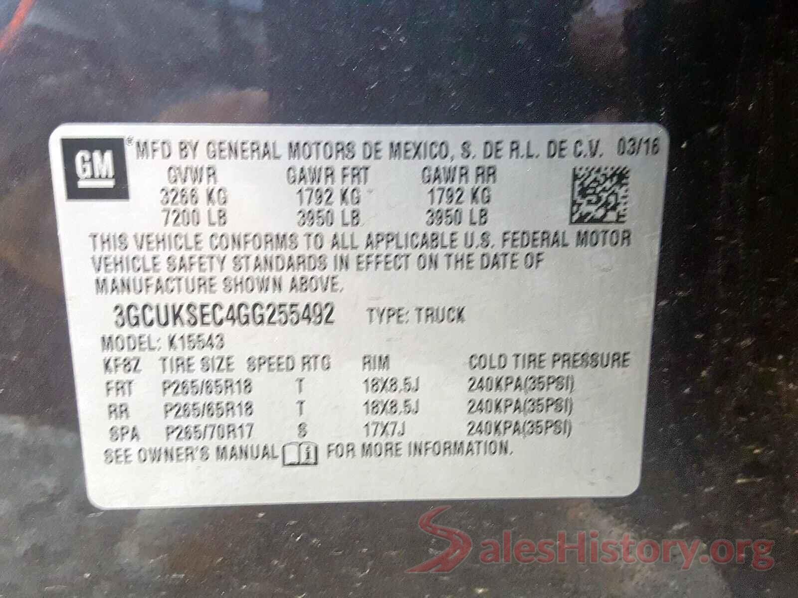 1GCUKREC2GF211677 2016 CHEVROLET SILVERADO