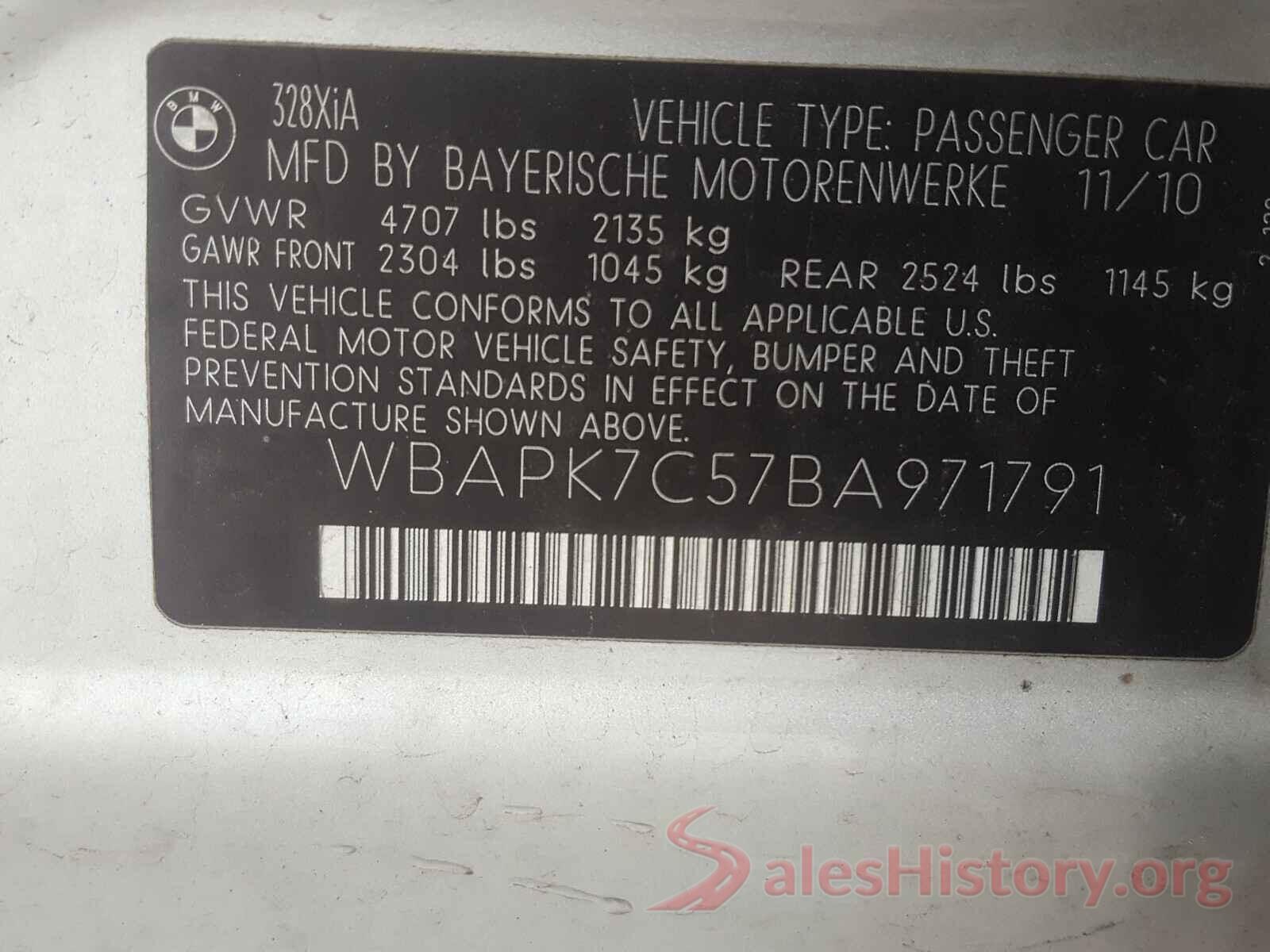 3KPF24AD1KE030003 2011 BMW 3 SERIES