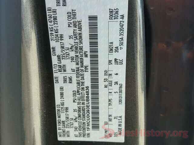 JN8AT2MT7GW010533 2014 FORD ESCAPE